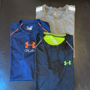 Three (3) XL men’s workout shirts